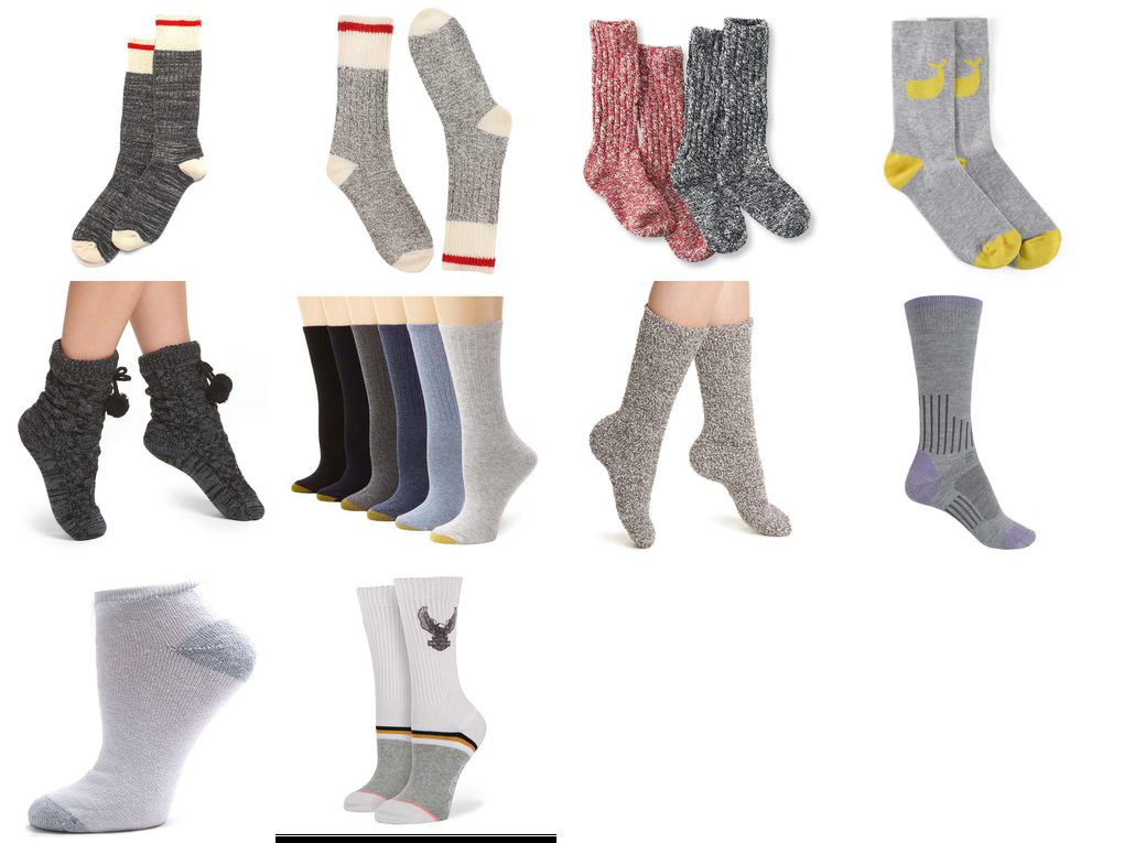 womens grey socks